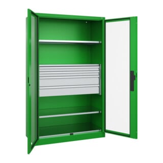 C+P Schwerlastschrank Acurado Pro 1950 x 1200 x 500 mm mit Schubladen