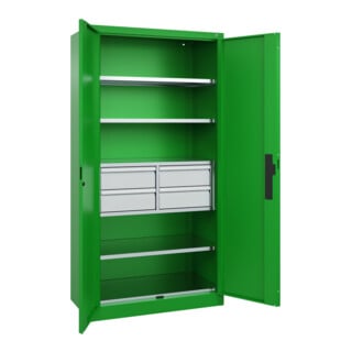 C+P Schwerlastschrank Acurado Pro 1950 x 1200 x 500 mm mit Schubladen
