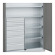 C+P Schwerlastschrank Acurado Pro 1950 x 1200 x 500 mm mit Schubladen