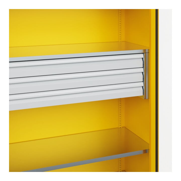 C+P Schwerlastschrank Acurado Pro 1950 x 1200 x 500 mm RAL 1023