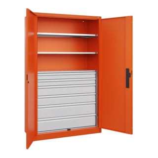 C+P Schwerlastschrank Acurado Pro 1950 x 1200 x 500 mm RAL 2004