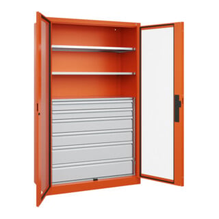 C+P Schwerlastschrank Acurado Pro 1950 x 1200 x 500 mm RAL 2004