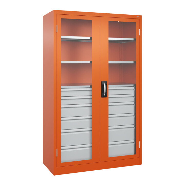 C+P Schwerlastschrank Acurado Pro 1950 x 1200 x 500 mm RAL 2004