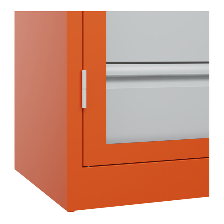 C+P Schwerlastschrank Acurado Pro 1950 x 1200 x 500 mm RAL 2004