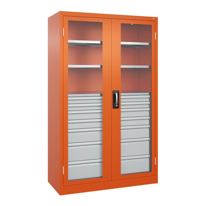 C+P Schwerlastschrank Acurado Pro 1950 x 1200 x 500 mm RAL 2004