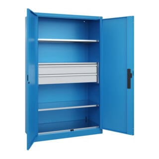 C+P Schwerlastschrank Acurado Pro 1950 x 1200 x 500 mm RAL 5012
