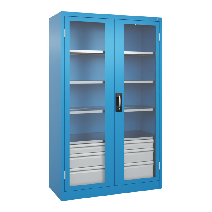 C+P Schwerlastschrank Acurado Pro 1950 x 1200 x 500mm 5012/5012