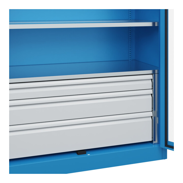 C+P Schwerlastschrank Acurado Pro 1950 x 1200 x 500mm 5012/5012