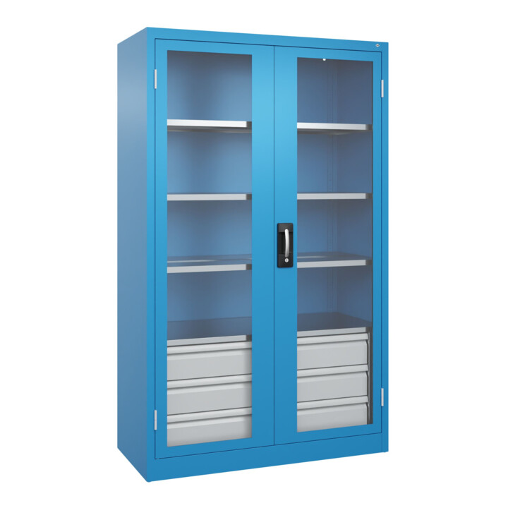 C+P Schwerlastschrank Acurado Pro 1950 x 1200 x 500mm 5012/5012
