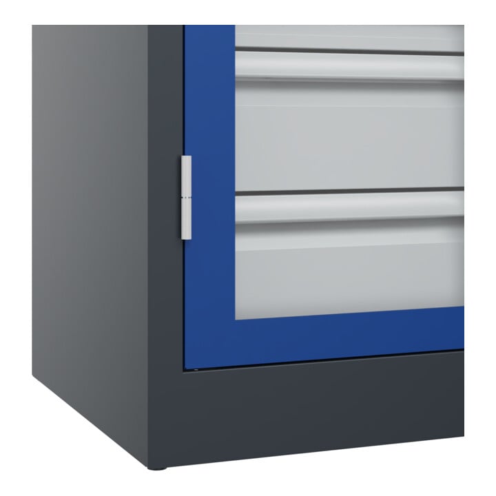 C+P Schwerlastschrank Acurado Pro 1950 x 1200 x 500mm 7016/5010