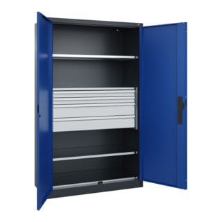 C+P Schwerlastschrank Acurado Pro 1950 x 1200 x 500mm 7016/5010