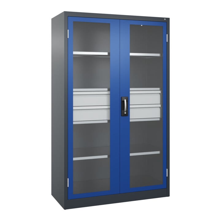 C+P Schwerlastschrank Acurado Pro 1950 x 1200 x 500mm 7016/5010