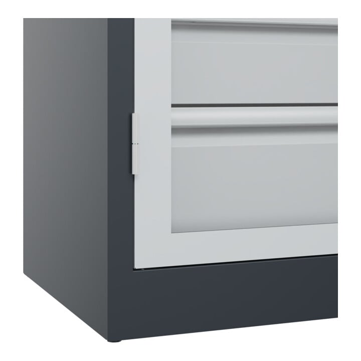 C+P Schwerlastschrank Acurado Pro 1950 x 1200 x 500mm 7016/7035
