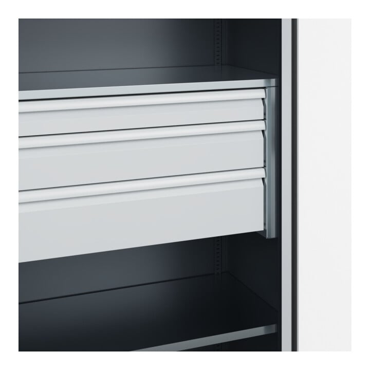 C+P Schwerlastschrank Acurado Pro 1950 x 1200 x 500mm 7016/7035