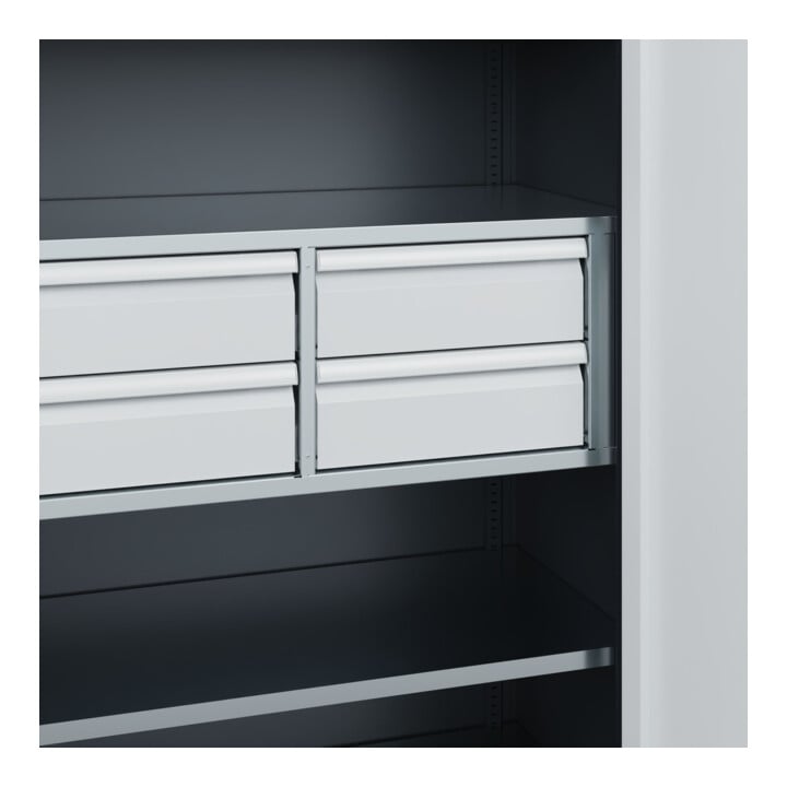 C+P Schwerlastschrank Acurado Pro 1950 x 1200 x 500mm 7016/7035