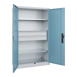 C+P Schwerlastschrank Acurado Pro 1950 x 1200 x 500mm 7035/0010