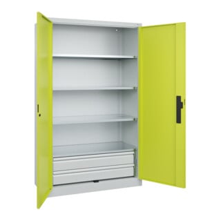 C+P Schwerlastschrank Acurado Pro 1950 x 1200 x 500mm 7035/0024