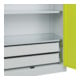 C+P Schwerlastschrank Acurado Pro 1950 x 1200 x 500mm 7035/0024