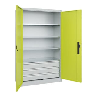 C+P Schwerlastschrank Acurado Pro 1950 x 1200 x 500mm 7035/0024