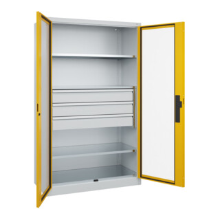 C+P Schwerlastschrank Acurado Pro 1950 x 1200 x 500mm 7035/1004