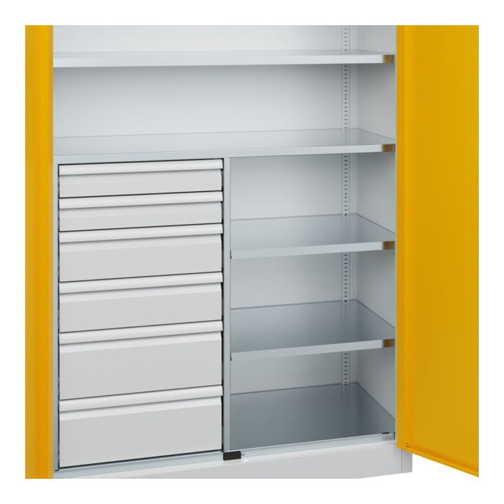 C+P Schwerlastschrank Acurado Pro 1950 x 1200 x 500mm 7035/1004