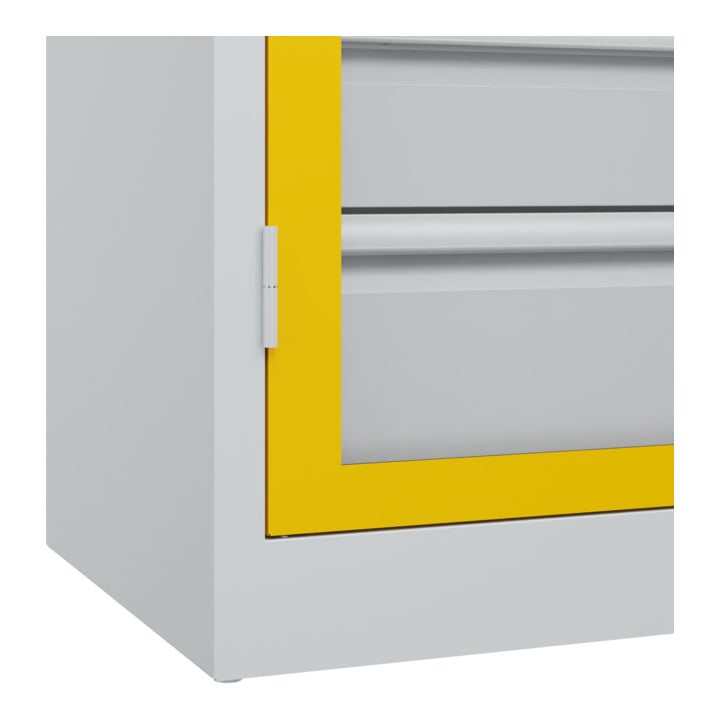 C+P Schwerlastschrank Acurado Pro 1950 x 1200 x 500mm 7035/1023
