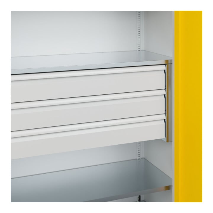 C+P Schwerlastschrank Acurado Pro 1950 x 1200 x 500mm 7035/1023