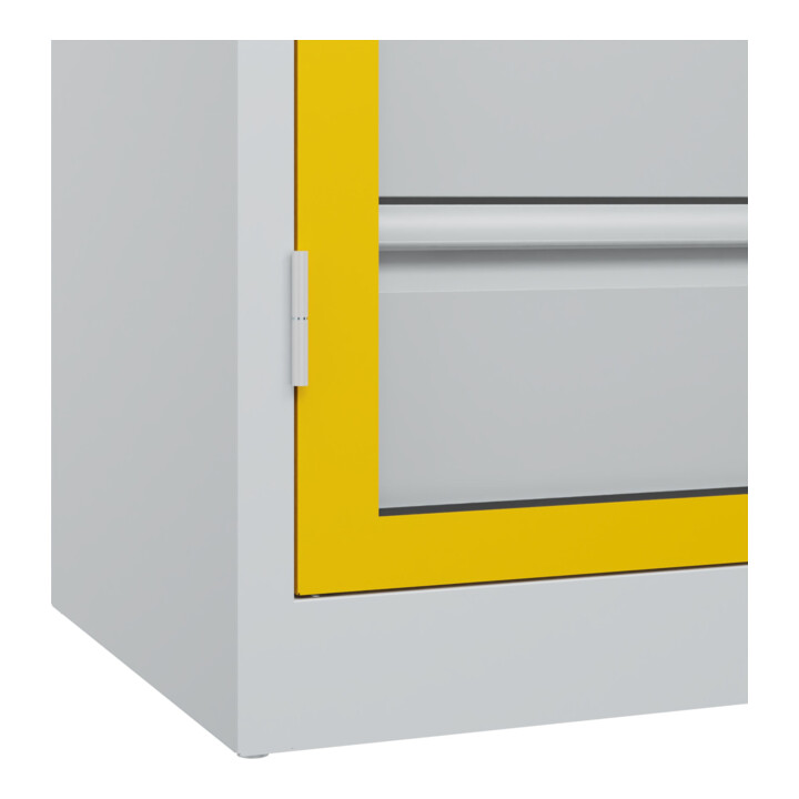 C+P Schwerlastschrank Acurado Pro 1950 x 1200 x 500mm 7035/1023