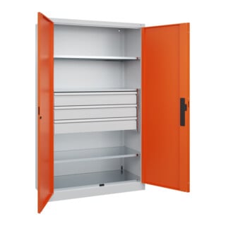 C+P Schwerlastschrank Acurado Pro 1950 x 1200 x 500mm 7035/2004