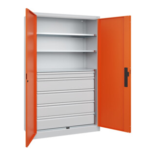 C+P Schwerlastschrank Acurado Pro 1950 x 1200 x 500mm 7035/2004