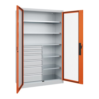 C+P Schwerlastschrank Acurado Pro 1950 x 1200 x 500mm 7035/2004