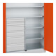 C+P Schwerlastschrank Acurado Pro 1950 x 1200 x 500mm 7035/2004