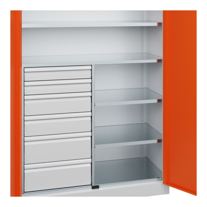 C+P Schwerlastschrank Acurado Pro 1950 x 1200 x 500mm 7035/2004