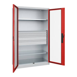 C+P Schwerlastschrank Acurado Pro 1950 x 1200 x 500mm 7035/3020