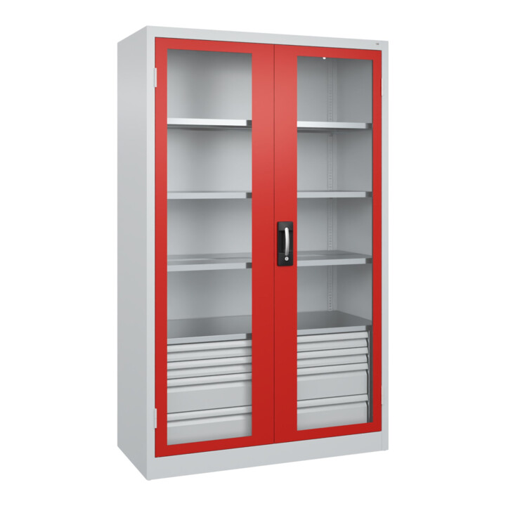 C+P Schwerlastschrank Acurado Pro 1950 x 1200 x 500mm 7035/3020