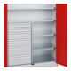C+P Schwerlastschrank Acurado Pro 1950 x 1200 x 500mm 7035/3020