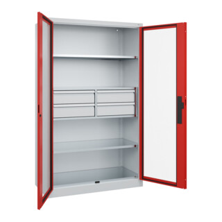 C+P Schwerlastschrank Acurado Pro 1950 x 1200 x 500mm 7035/3020