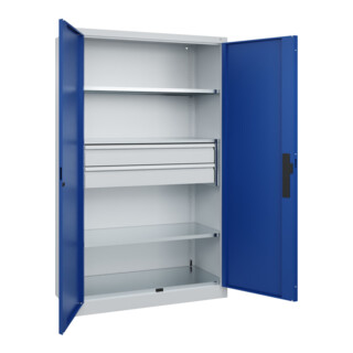 C+P Schwerlastschrank Acurado Pro 1950 x 1200 x 500mm 7035/5010