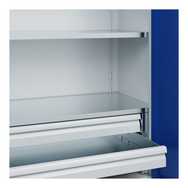C+P Schwerlastschrank Acurado Pro 1950 x 1200 x 500mm 7035/5010