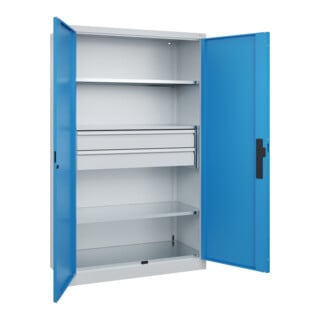 C+P Schwerlastschrank Acurado Pro 1950 x 1200 x 500mm 7035/5012