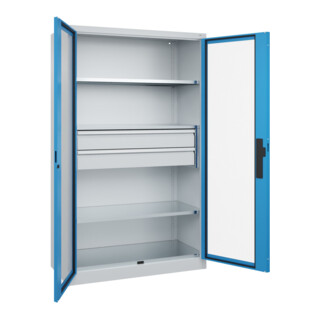 C+P Schwerlastschrank Acurado Pro 1950 x 1200 x 500mm 7035/5012