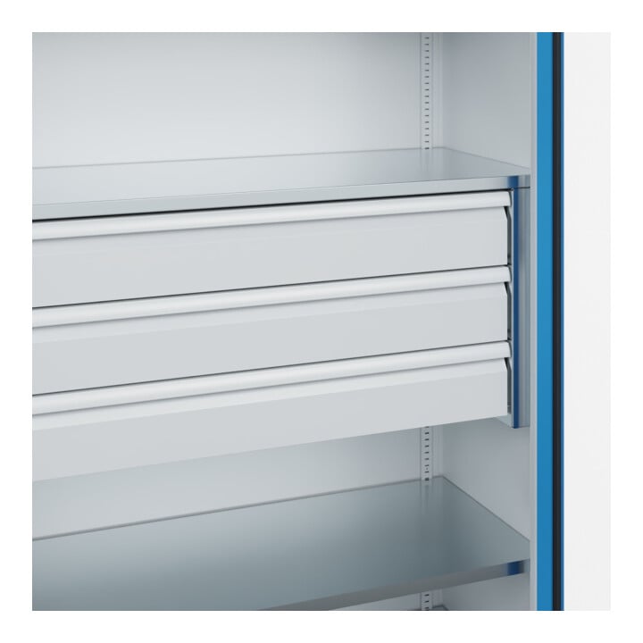 C+P Schwerlastschrank Acurado Pro 1950 x 1200 x 500mm 7035/5012