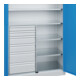 C+P Schwerlastschrank Acurado Pro 1950 x 1200 x 500mm 7035/5012