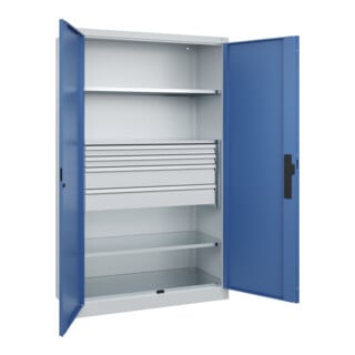 C+P Schwerlastschrank Acurado Pro 1950 x 1200 x 500mm 7035/5023