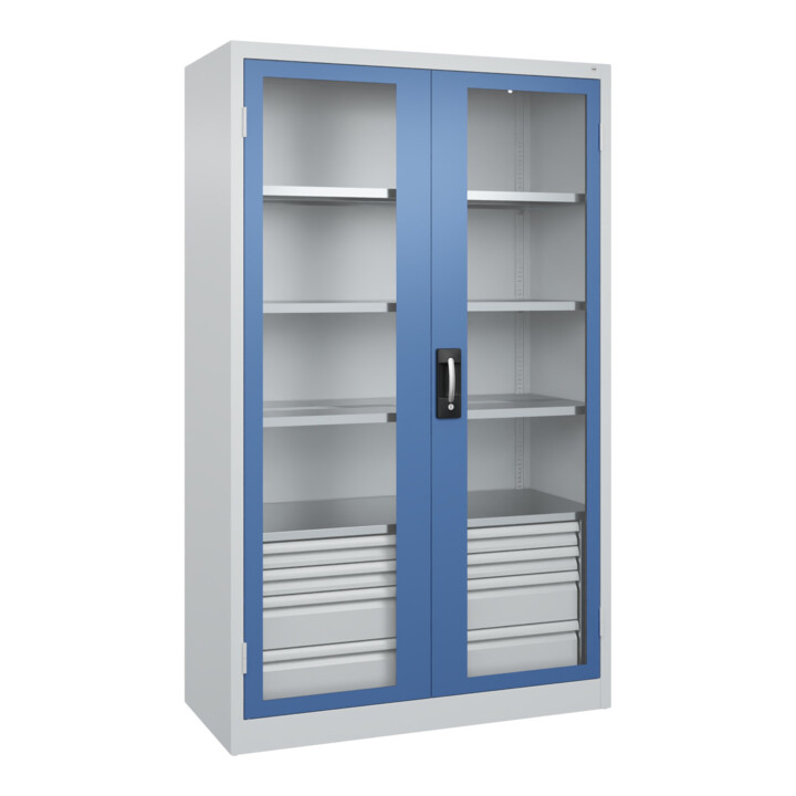 C+P Schwerlastschrank Acurado Pro 1950 x 1200 x 500mm 7035/5023