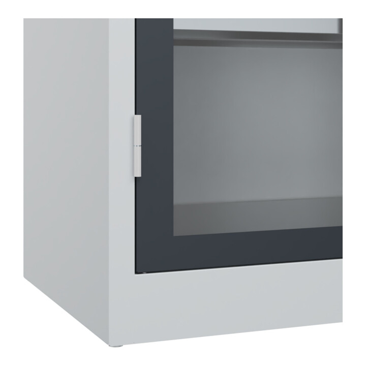 C+P Schwerlastschrank Acurado Pro 1950 x 1200 x 500mm 7035/7016