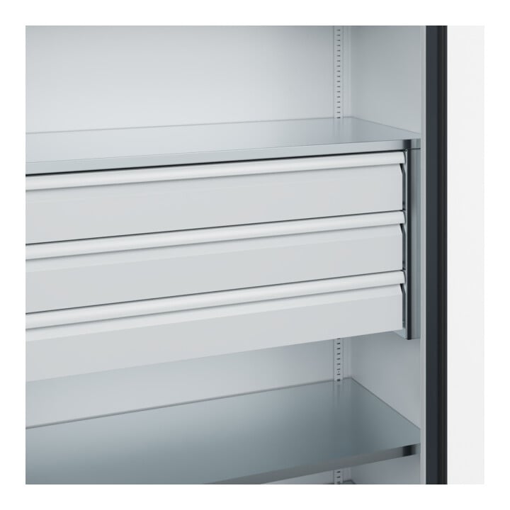 C+P Schwerlastschrank Acurado Pro 1950 x 1200 x 500mm 7035/7016