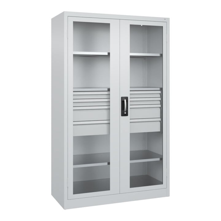 C+P Schwerlastschrank Acurado Pro 1950 x 1200 x 500mm 7035/7035