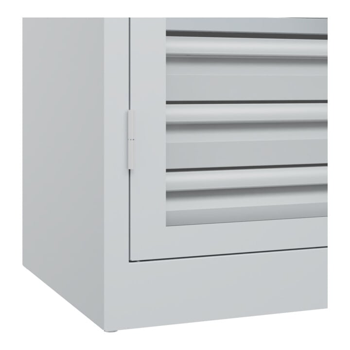 C+P Schwerlastschrank Acurado Pro 1950 x 1200 x 500mm 7035/7035