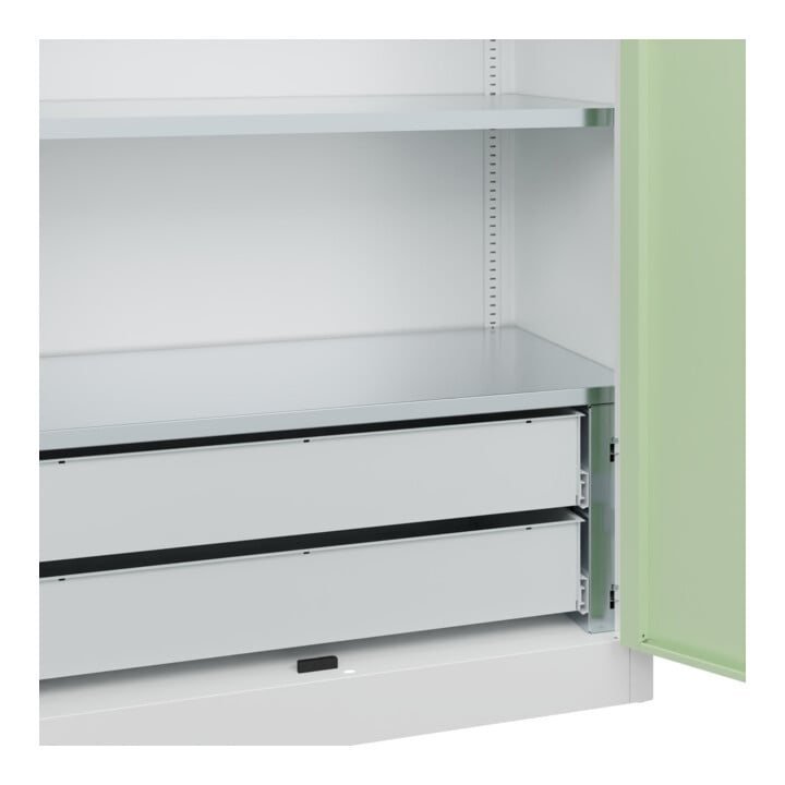C+P Schwerlastschrank Acurado Pro 1950 x 1200 x 500mm 9016/6019